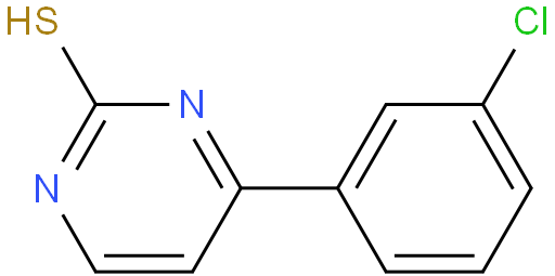4-(3-氯-苯基)-嘧啶-2-硫醇