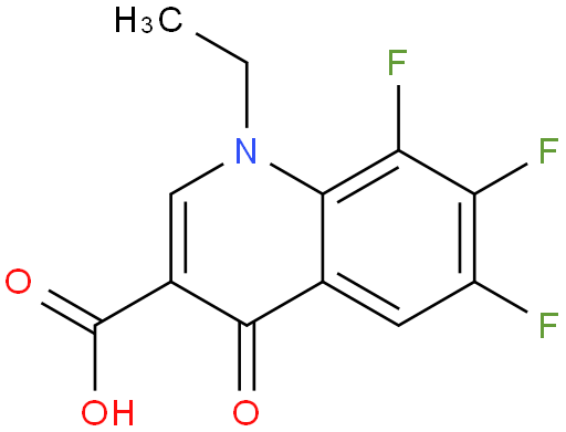 1-Ethyl-6,7,8-trifluoro-4-oxo-1,4-dihydroquinoline-3-carboxylic acid