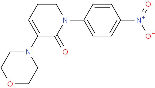 5,6-二氢-3-(4-吗啉基)-1-(4-硝基苯基)-2(1H)-吡啶酮