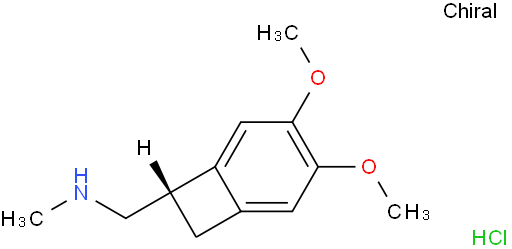 (1S)-4,5-Dimethoxy-1-[(methylamino)methyl]benzocyclobutane hydrochloride