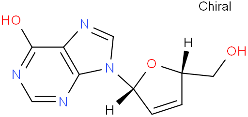 2',3'-Dideoxy-2',3'-didehydroinosine