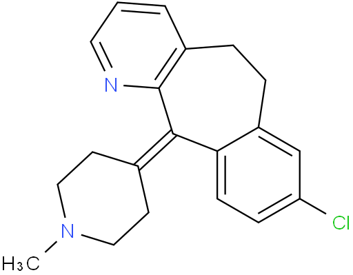 8-Chloro-6,11-dihydro-11-(1-methyl-4-piperidinylidene)-5H-benzo[5,6]cyclohepta[1,2-b]pyridine