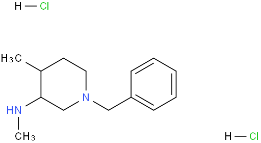 N,4-二甲基-1-苄基-3-哌啶胺二盐酸盐