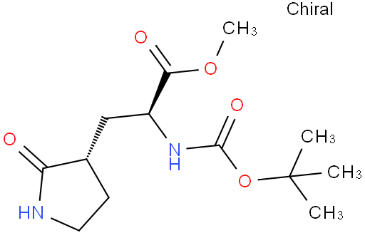 Methyl (S)-2-(Boc-amino)-3-[(S)-2-oxo-3-pyrrolidinyl]propanoate