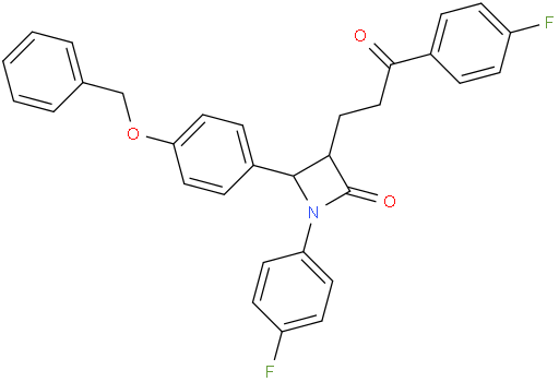 (3R,4S)-4-[4-(苄氧基)苯基]-1-(4-氟苯基)-3-[3-(4-氟苯基)-3-氧代丙基]氮杂环丁烷-2-酮