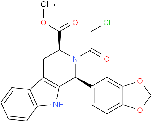 (1R,3R)-1-(1,3-苯并二氧戊环-5-基)-2-(氯乙酰基)-2,3,4,9-四氢-1H-吡啶并[3,4-b]吲哚-3-羧酸甲酯