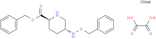 (2S,5R)-5-[(苄氧基)氨基]哌啶-2-甲酸苄酯草酸盐