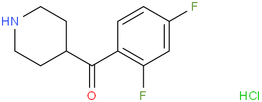 4-(2,4-二氟苯甲酰基)-哌啶盐酸盐