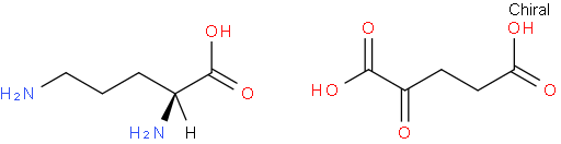 (S)-2,5-Diaminopentanoic acid compound with 2-oxopentanedioic acid (1:1)
