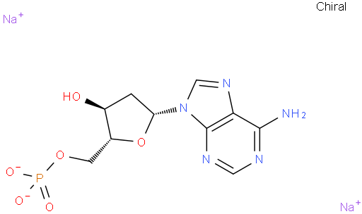 Sodium ((2R,3S,5R)-5-(6-amino-9H-purin-9-yl)-3-hydroxytetrahydrofuran-2-yl)methyl phosphate