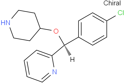 (S)-2-[(4-氯苯基)(4-哌啶氧基)甲基]吡啶