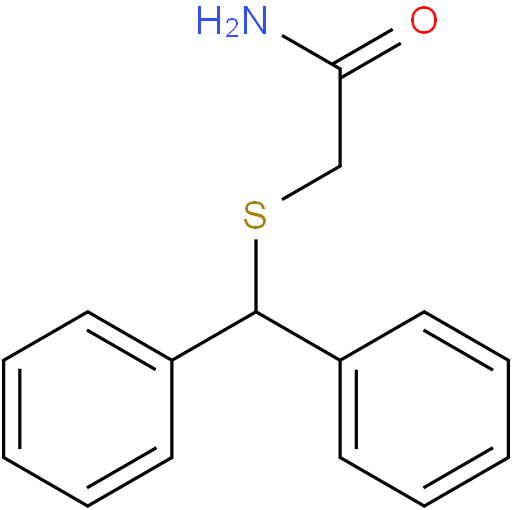 Diphenylmethylthioacetamide