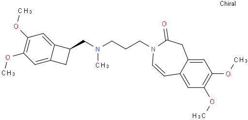 (S)-3-(3-(((3,4-Dimethoxybicyclo[4.2.0]octa-1,3,5-trien-7-yl)methyl)(methyl)amino)propyl)-7,8-dimethoxy-1H-benzo[d]azepin-2(3H)-one