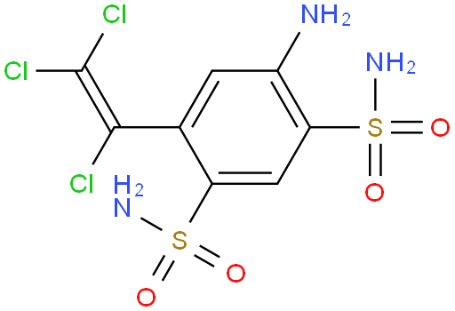 4-Amino-6-(trichlorovinyl)benzene-1,3-disulfonamide