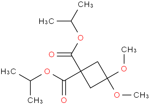 Diisopropyl 3,3-dimethoxycyclobutane-1,1-dicarboxylate