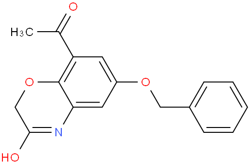 8-乙酰基-6-(苄氧基)-2H-苯并[b][1,4]噁嗪-3(4H)-酮