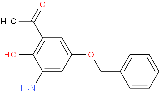 1-(3-氨基-5-(苄氧基)-2-羟苯基)乙酮