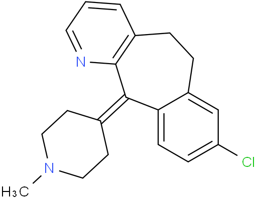 8-氯-6,11-二氢-11-(1-甲基-4-哌啶叉)-5H-苯并[5,6]环庚烷[1,2-b]吡啶