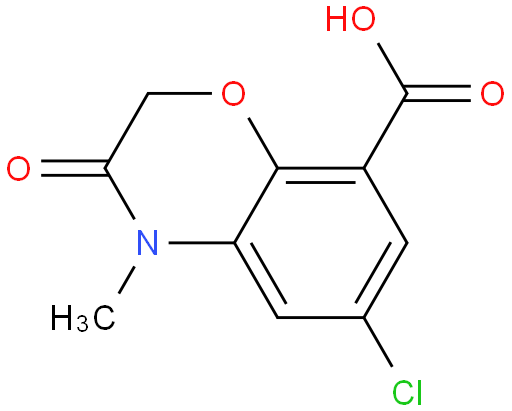 6-氯-4-甲基-3-氧代-3,4-二氢-2H-苯并[b][1,4]恶嗪-8-羧酸