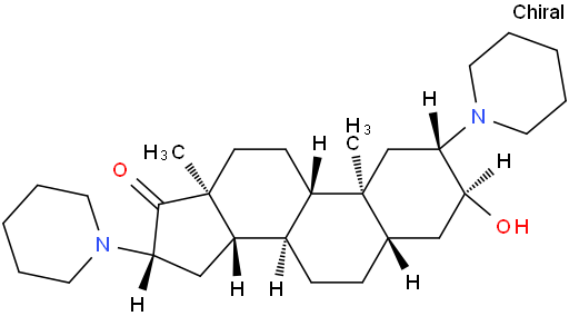 雄甾-3-羟基-2,16-双哌啶基-17-酮