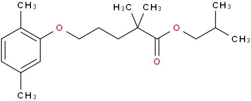 5-(2,5-二甲基苯氧基)-2,2-二甲基戊酸异丁酯