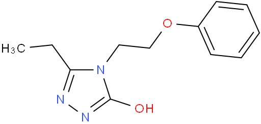 5-乙基-4-(2-苯氧基乙基)-2H-1,2,4-三氮唑-3(4H)-酮