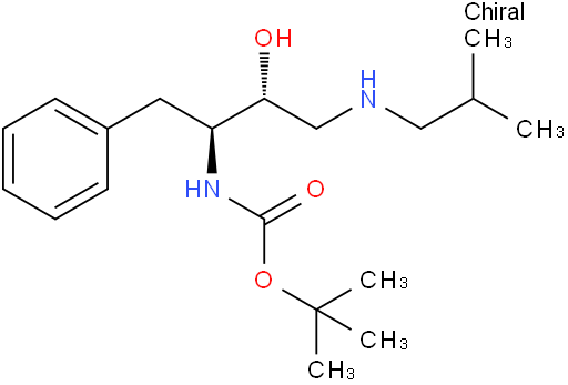 (1S,2R-(1-苄基-2-羟基-3-(异丁胺)丙基)氨基甲酸叔丁酯
