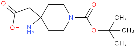 2-(4-氨基-1-(叔丁氧羰基)哌啶-4-基)乙酸