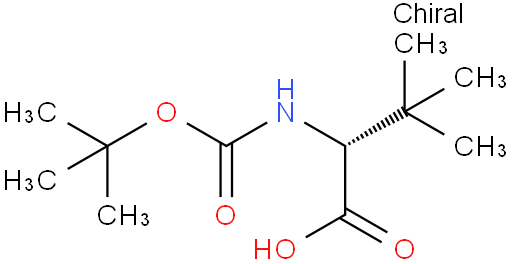 BOC-D-叔亮氨酸；叔丁氧羰基-D-叔亮氨酸；Boc-D-Tle-OH