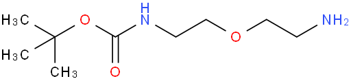 i>-叔丁氧羰基-2-(2-氨基乙氧基)乙胺