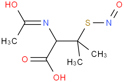 N-乙酰基-3-(硫代亚硝基)-DL-缬氨酸