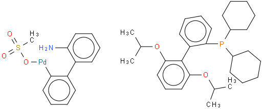 甲磺酸(2-二环己基膦基-2',6'-二异丙氧基-1,1'-联苯基)(2-氨基-1,1'-联苯-2-基)钯(II)